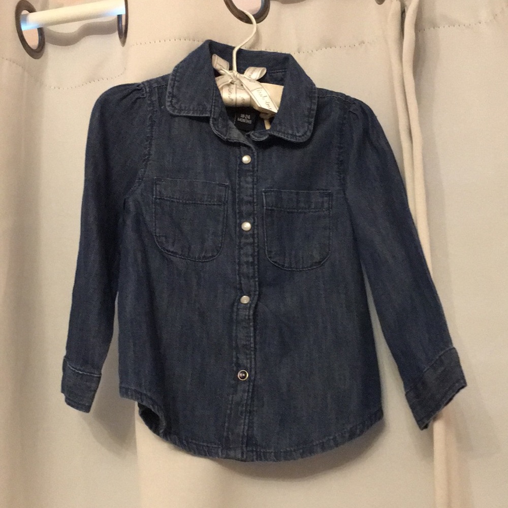Super stylish chambray top